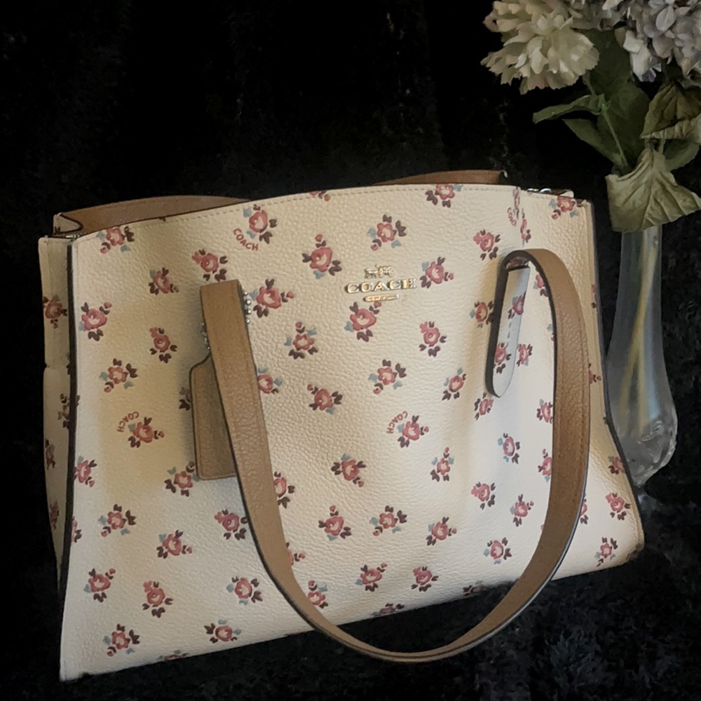 Coach Floral Print Purse